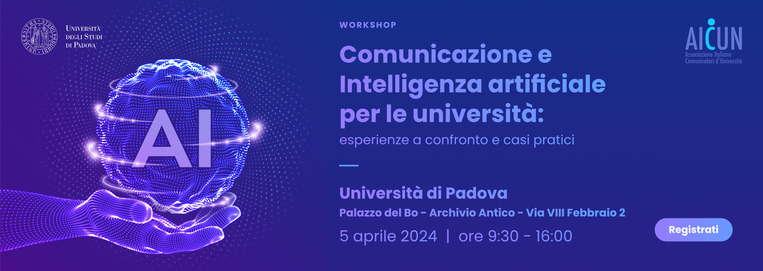 workshop UNIPD comunicazione e AI 5 aprile 2024