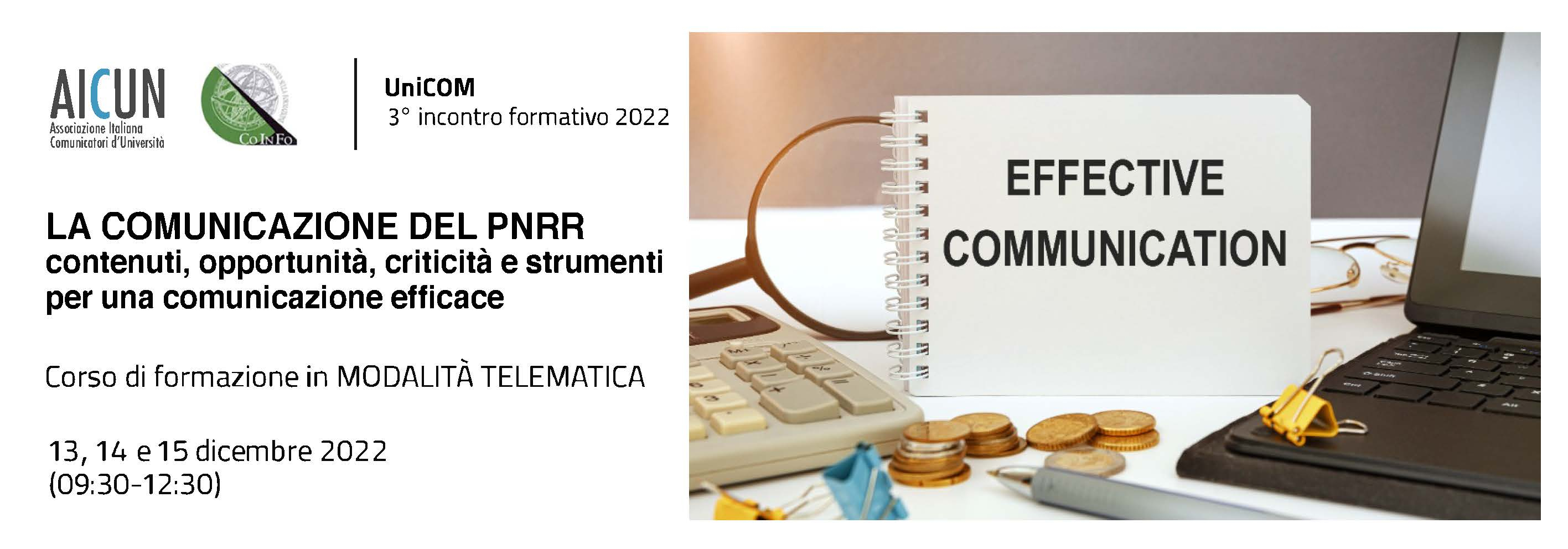Corso di formazione UniCOM La comunicazione del PNRR