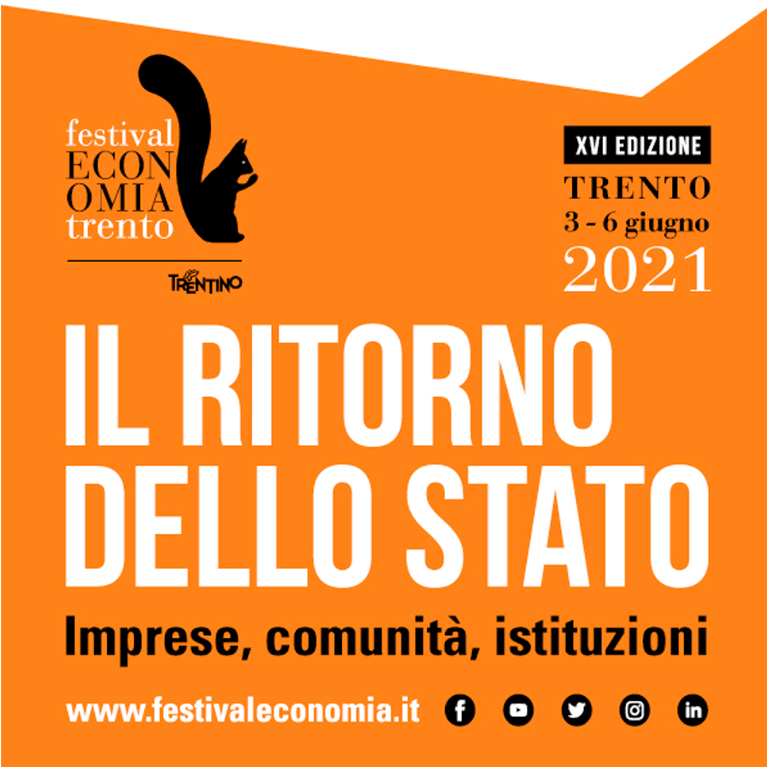Festival dell'economia di Trento 3-6 giugno 2021